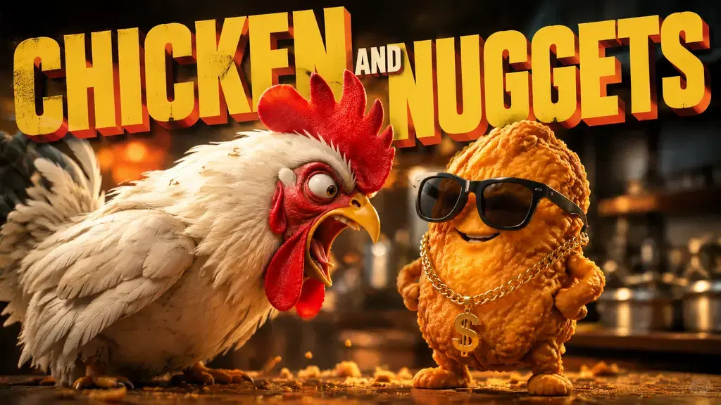 Pollo e Nuggets