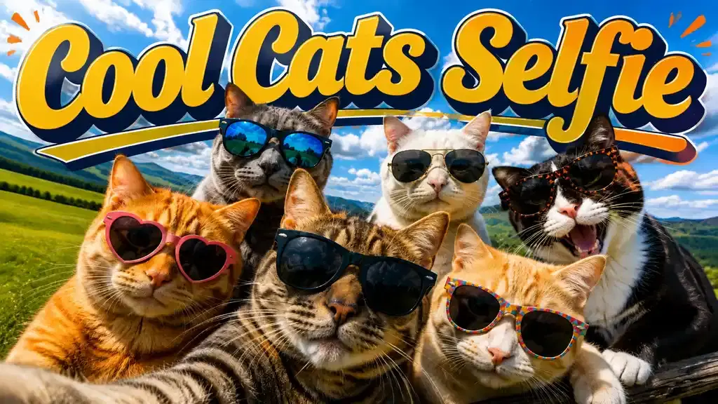 Selfie di gatti cool